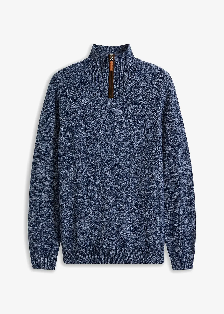 Troyer-Pullover mit Wolle