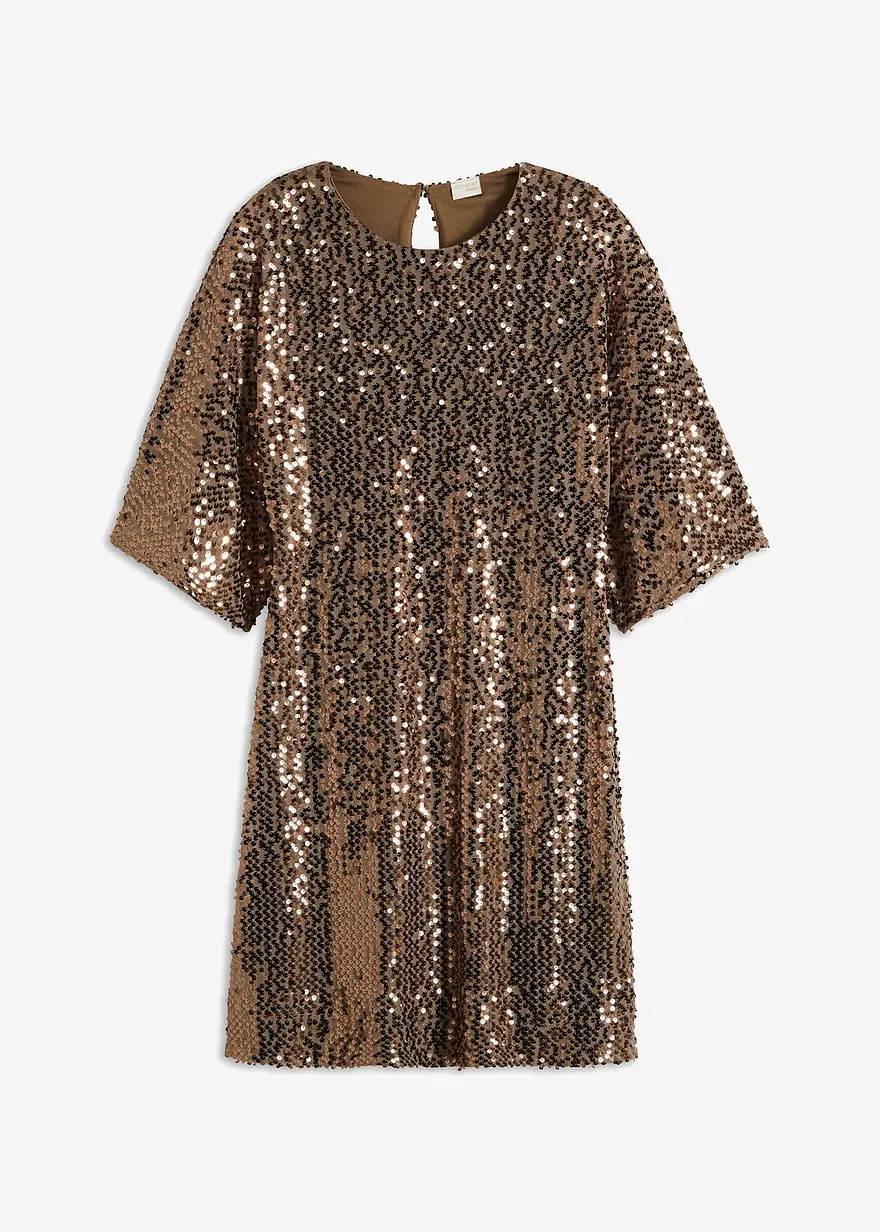 Oversized Paillettenkleid