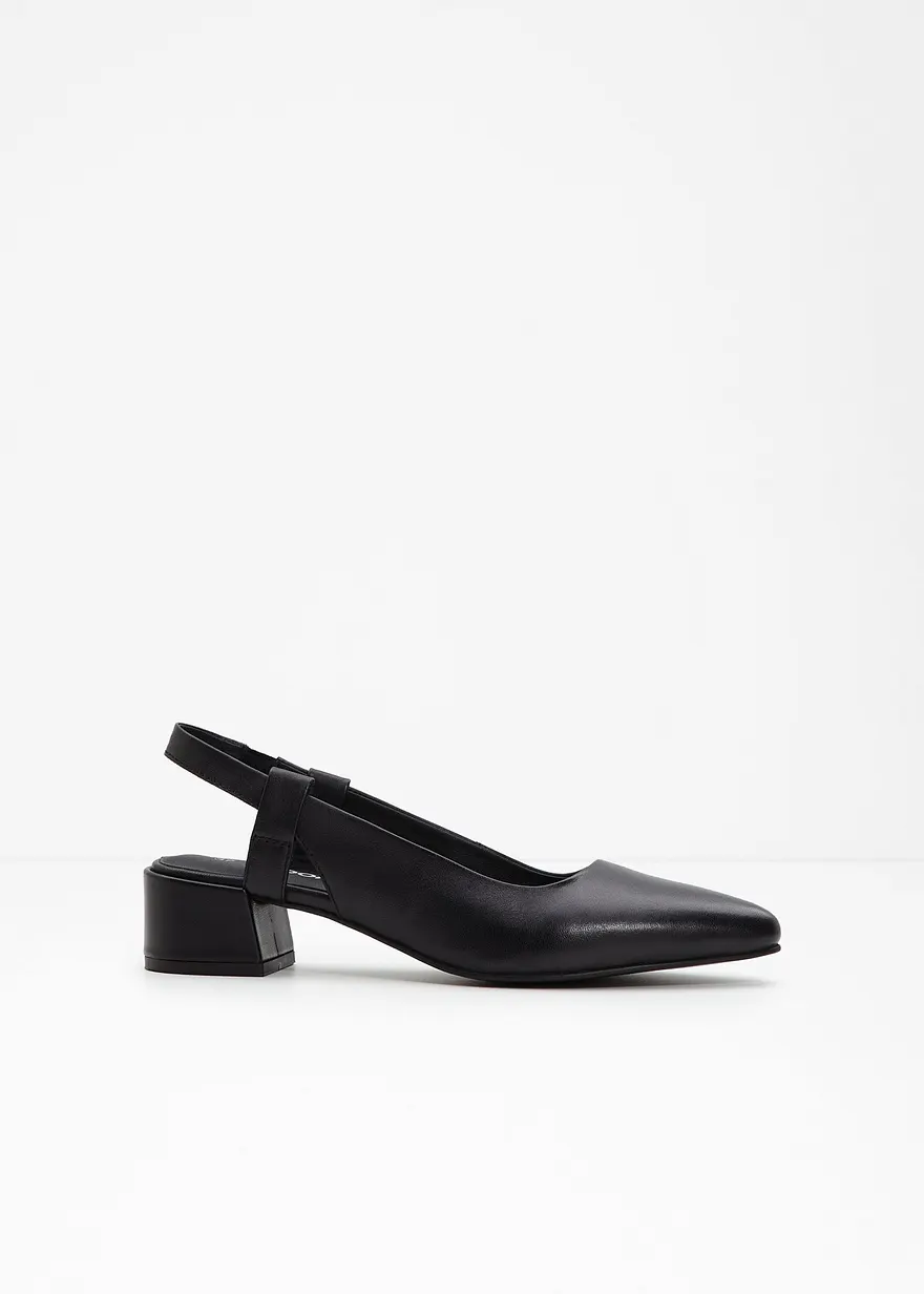 Sling Pumps aus Leder