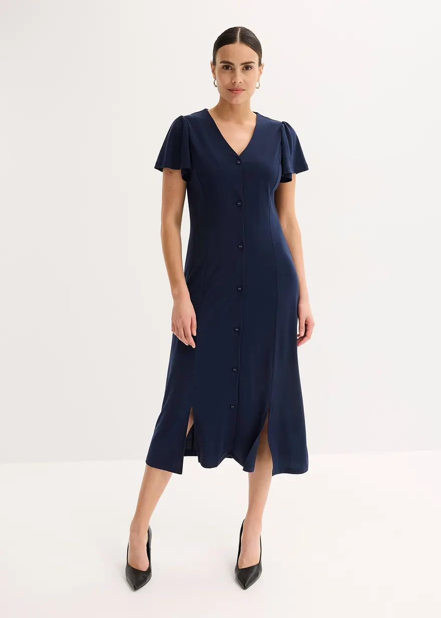 Shirtkleid mit Schlitz