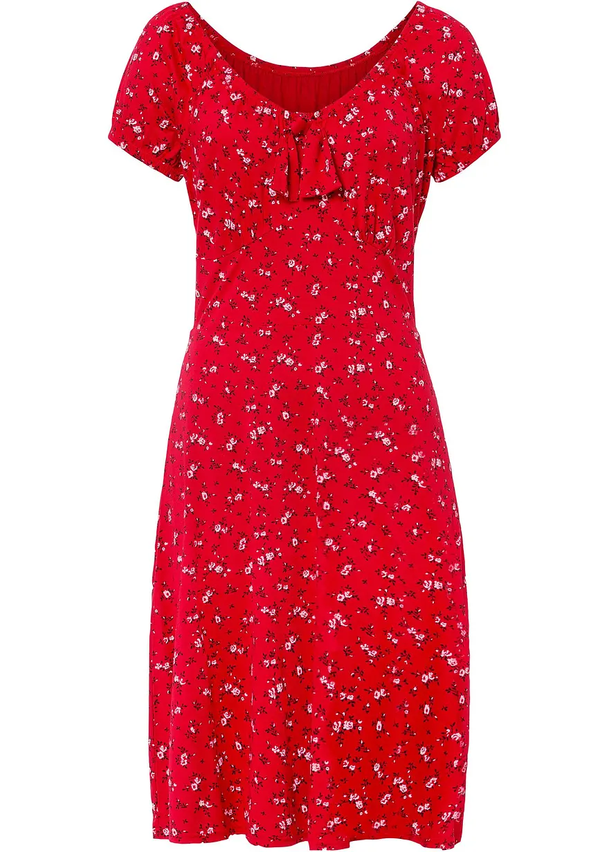 Bedrucktes Jerseykleid