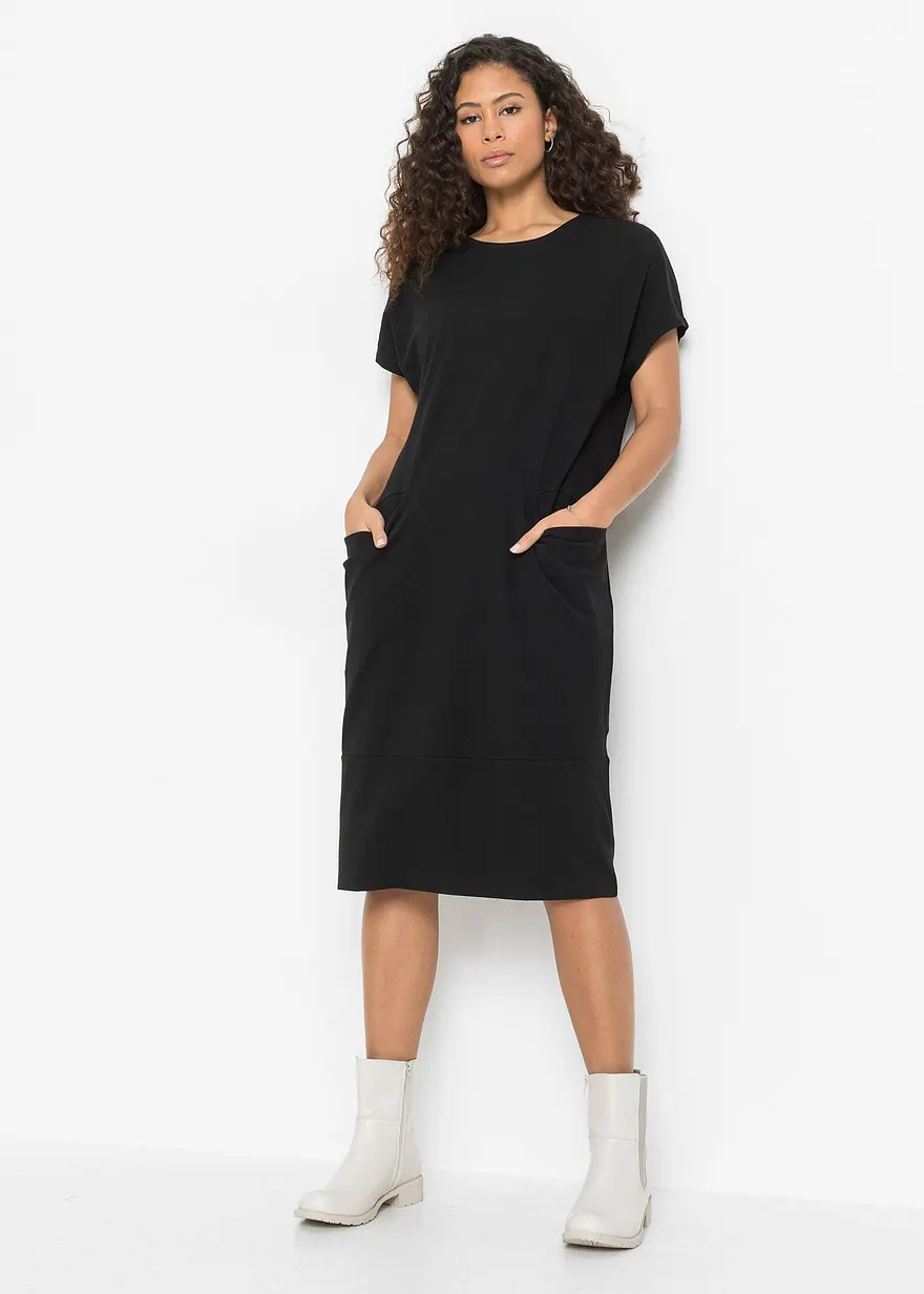 Jerseykleid mit Taschen