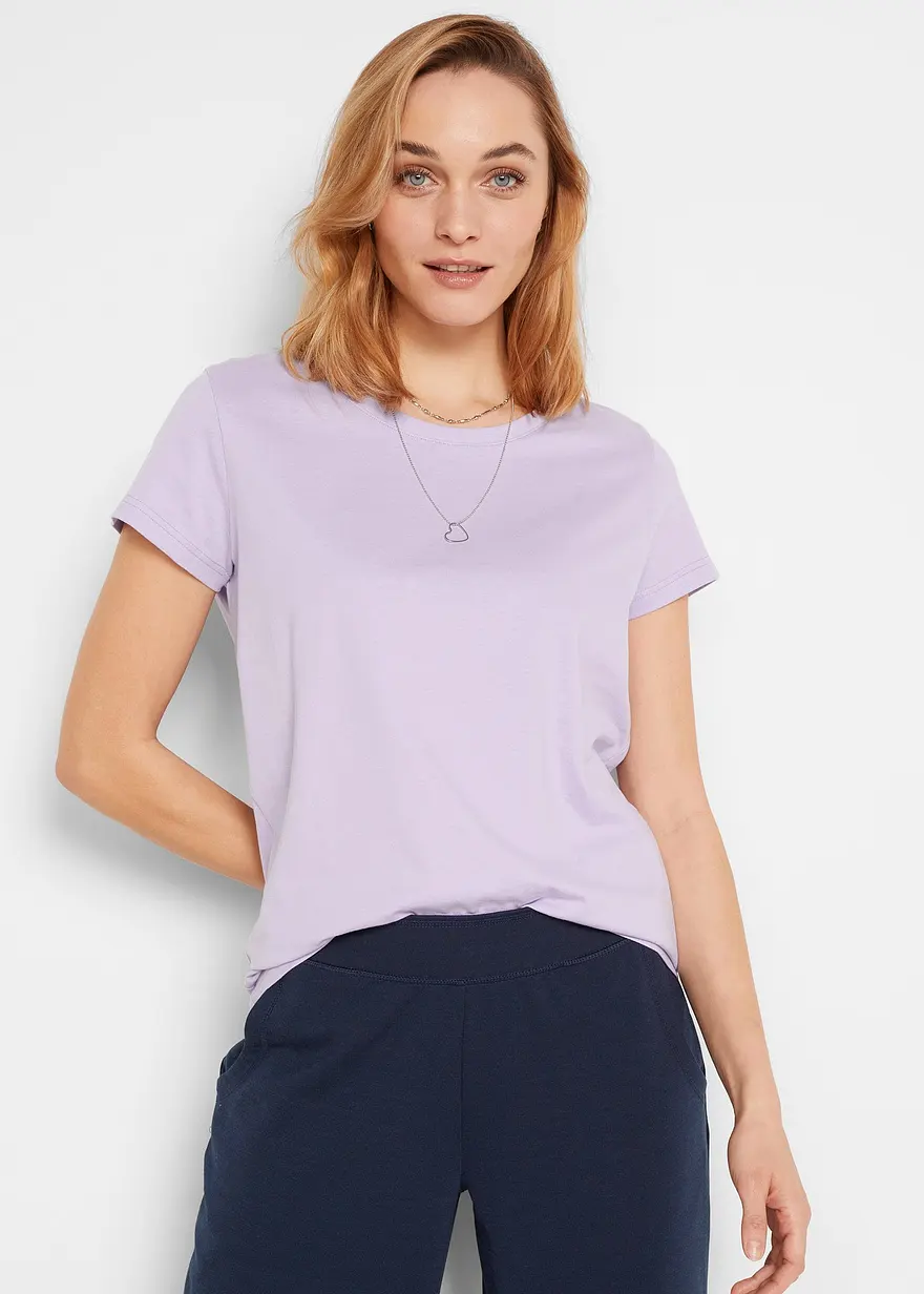 Rundhals-Shirt, Kurzarm (5er Pack)