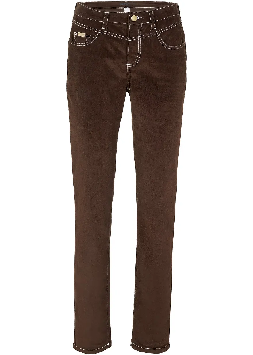 Slim Fit Stretch-Cordhose