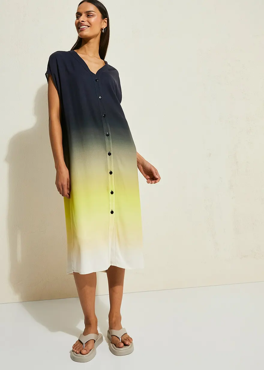Kaftan-Kleid aus Viskose