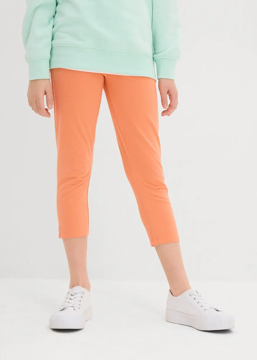 Capri-Leggings aus Bio-Baumwoll-Mix (2er Pack)