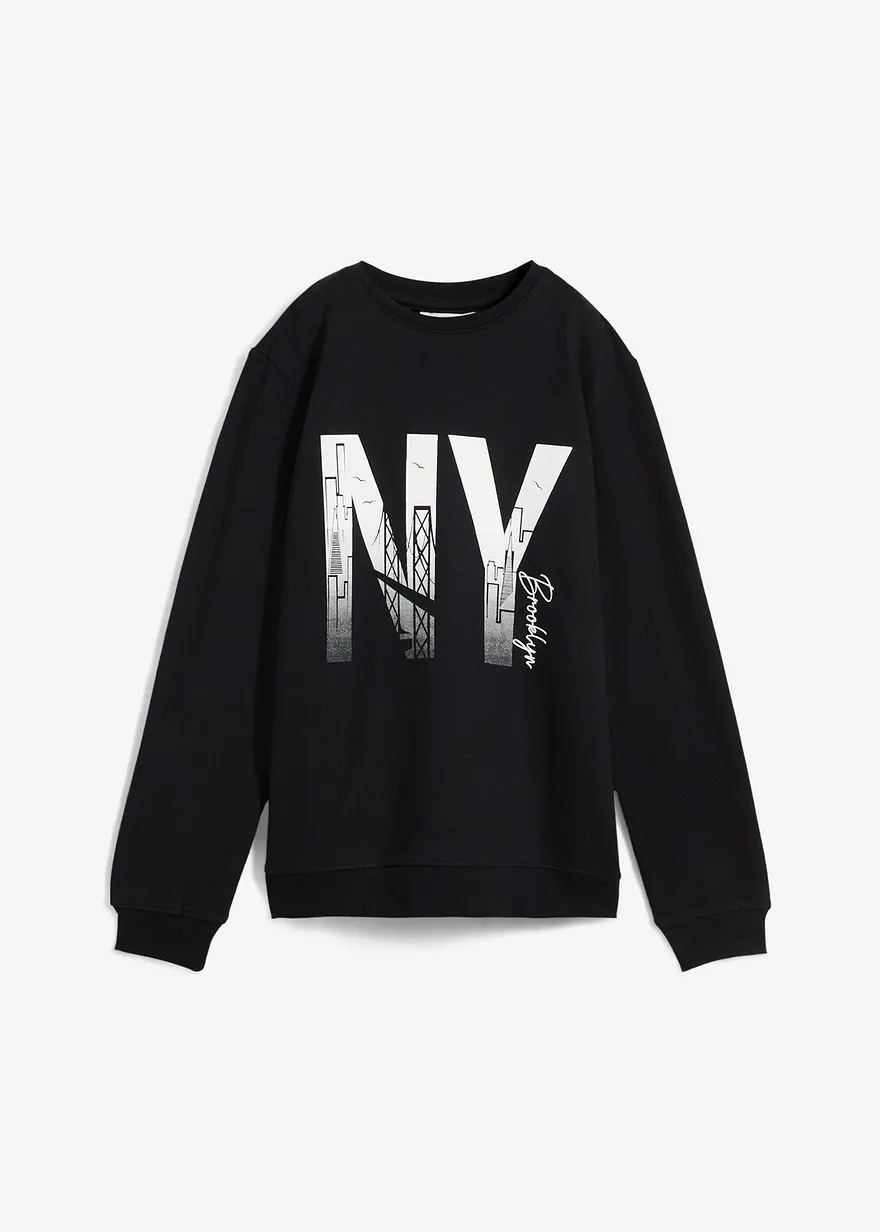 Sweatshirt aus weichem Baumwoll-Mix