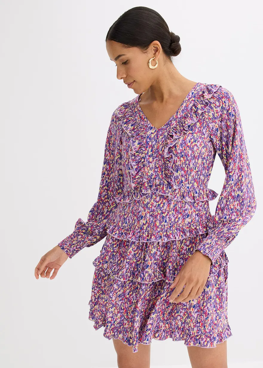 Kleid mit Volants