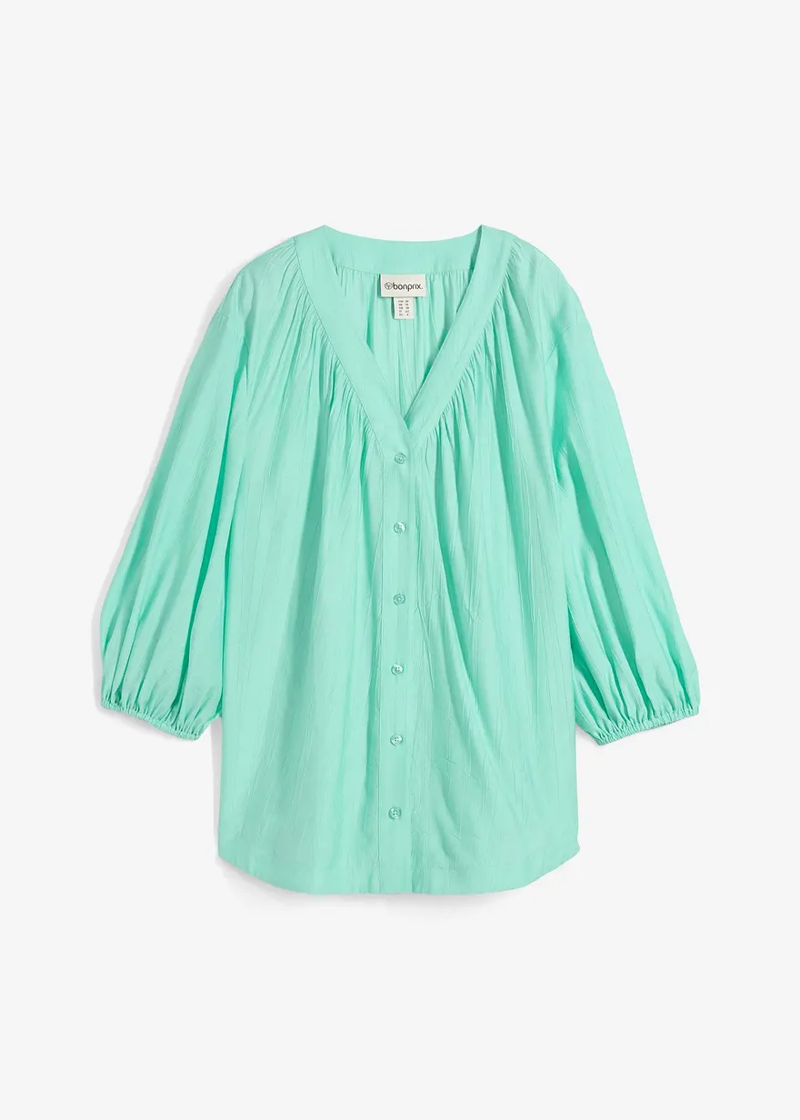 Oversize-Bluse aus softem Viskose-Mix