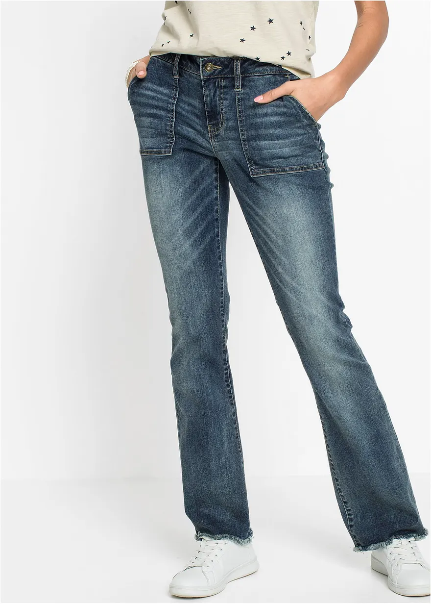 Bootcut Jeans Mid Waist