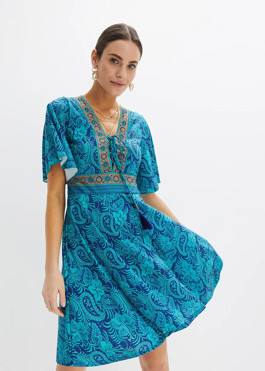 bedrucktes Minikleid