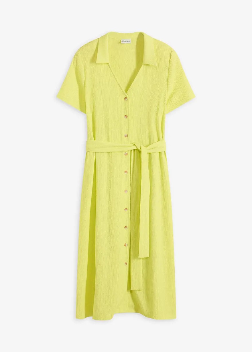 Jerseykleid aus luftigem Crêpe
