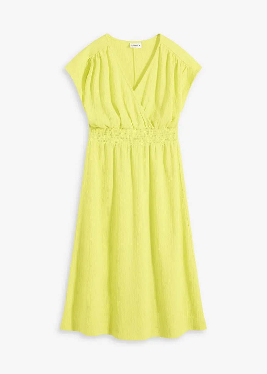 Jerseykleid aus luftigem Crêpe