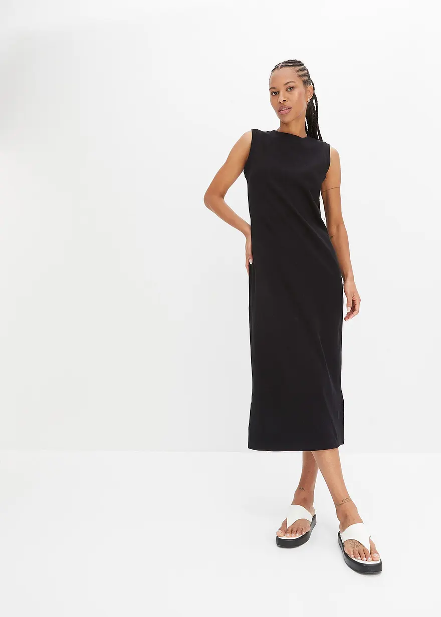 Jersey-Kleid aus Baumwolle mit Stretch