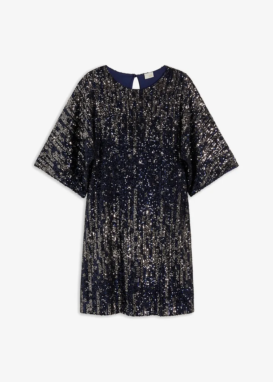 Oversized Paillettenkleid