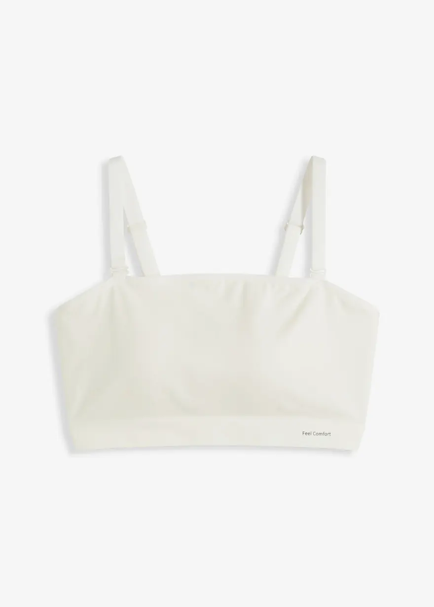 Wattierter Feel Comfort Seamless Bandeau-BH mit abnehmbaren Trägern