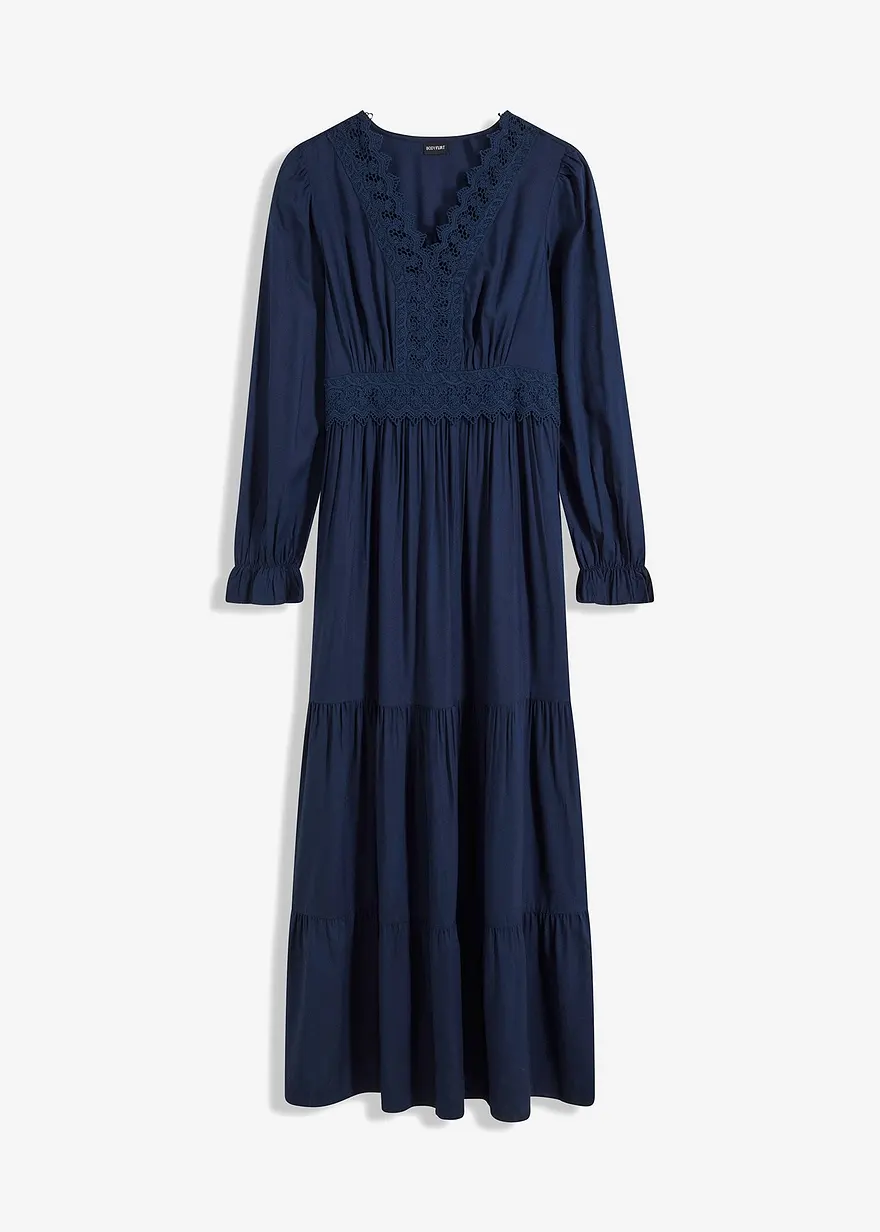 Maxikleid mit Spitze