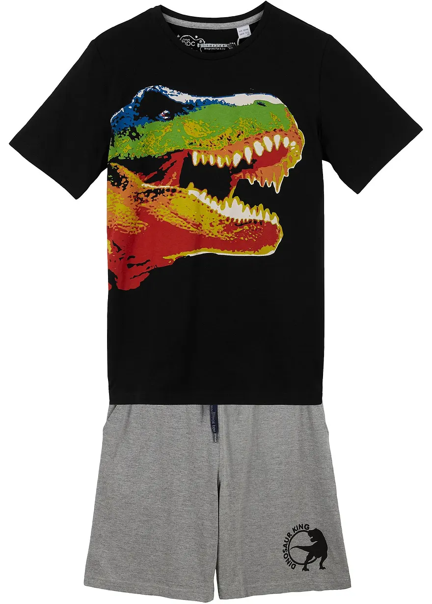 T-Shirt und Jersey-Bermuda (2-tlg. Set)