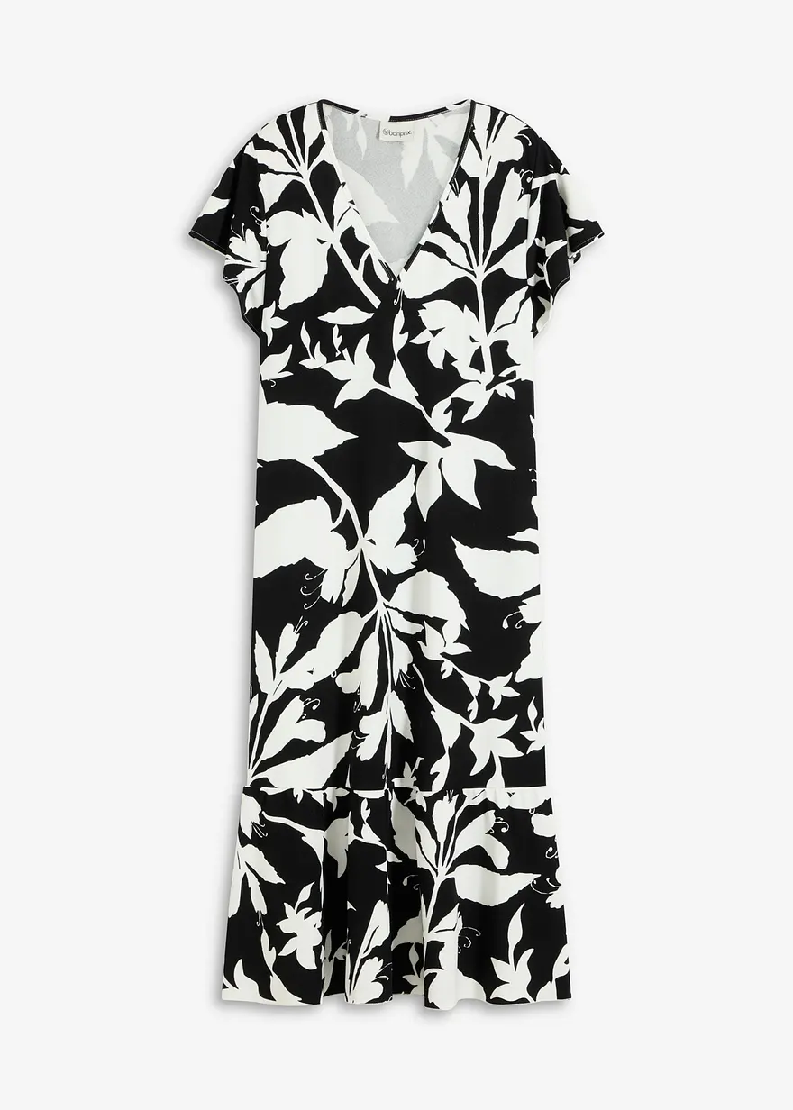Midikleid mit Flügelärmeln