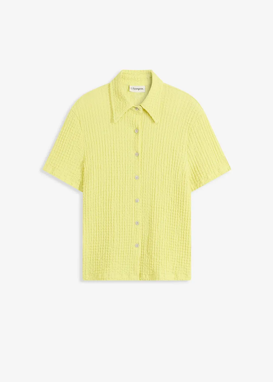 Shirtbluse mit Struktur