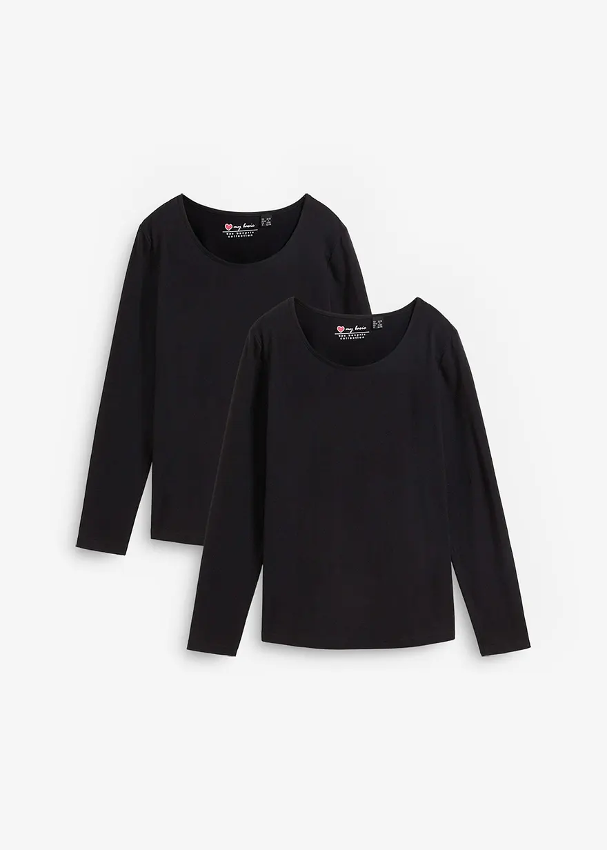 Langarmshirt (2er Pack)