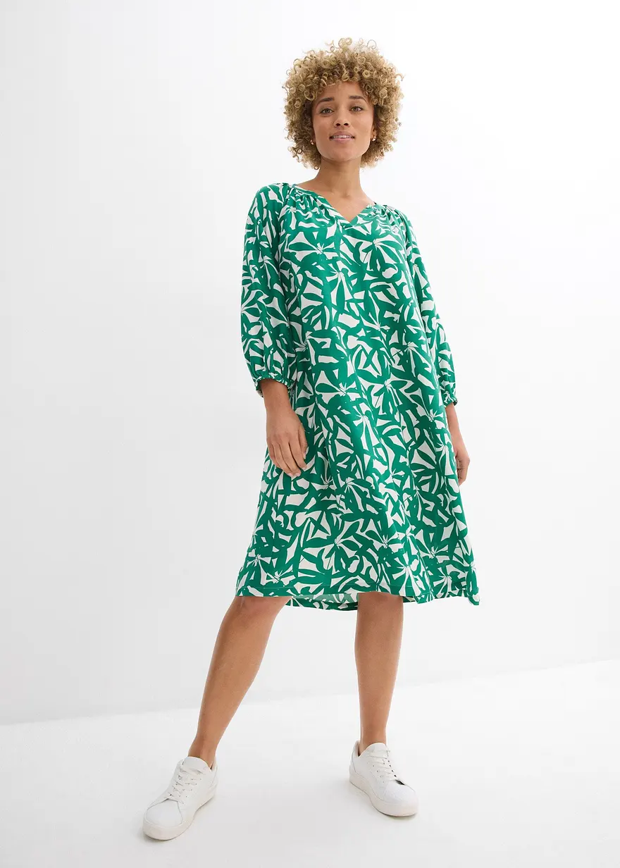 Kleid aus fließender Viskose