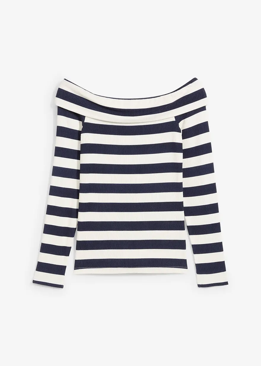 Carmenshirt aus softer Viscose