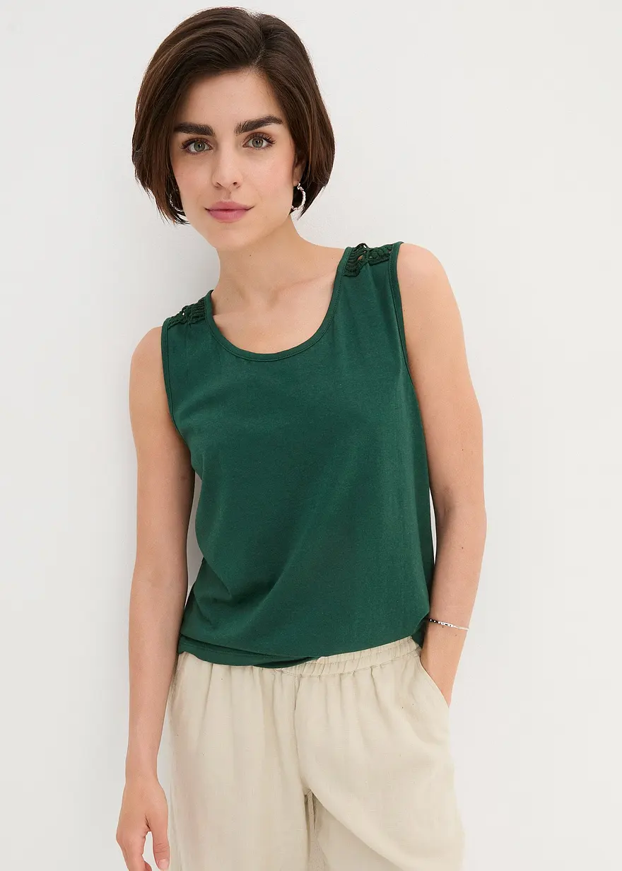 Top mit Spitze