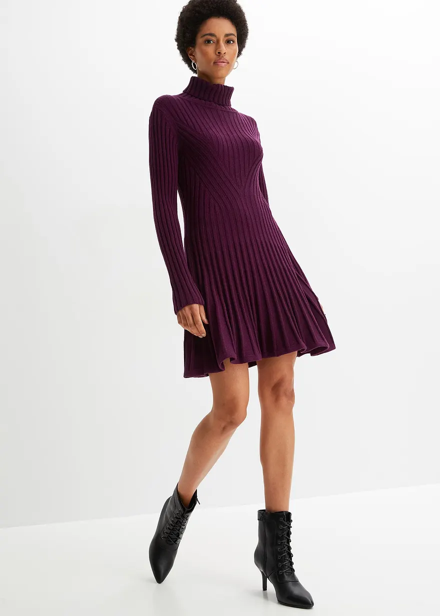 Strickkleid mit Rollkragen