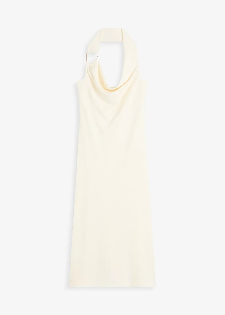 Midikleid mit dekorativem Metall-Detail