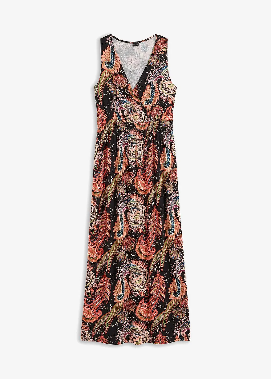 Maxikleid aus softem Viskose-Mix