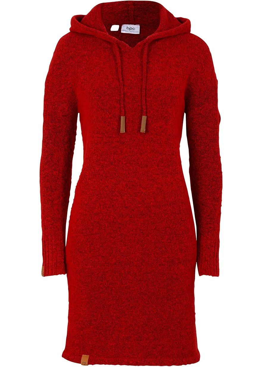 Strickkleid mit Kapuze