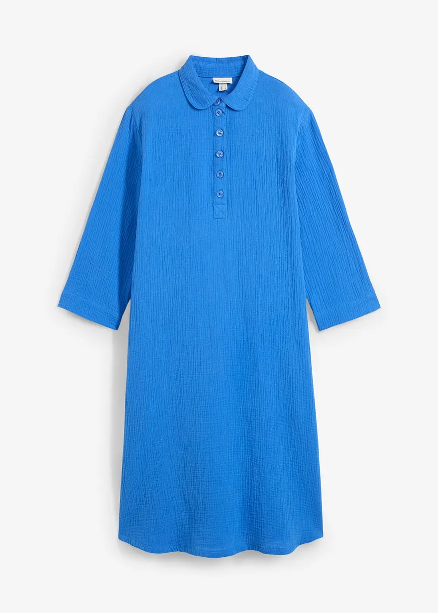 Hemdblusenkleid aus Musselin