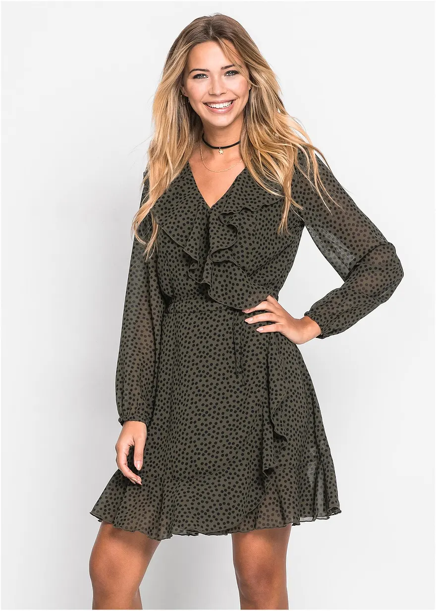 Minikleid in Wickeloptik