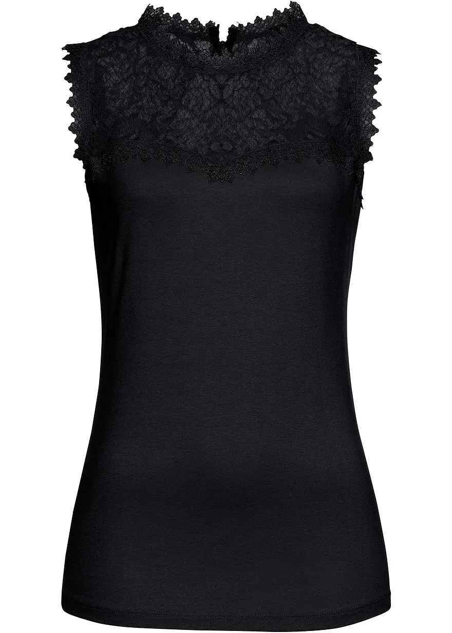 Top mit Spitze