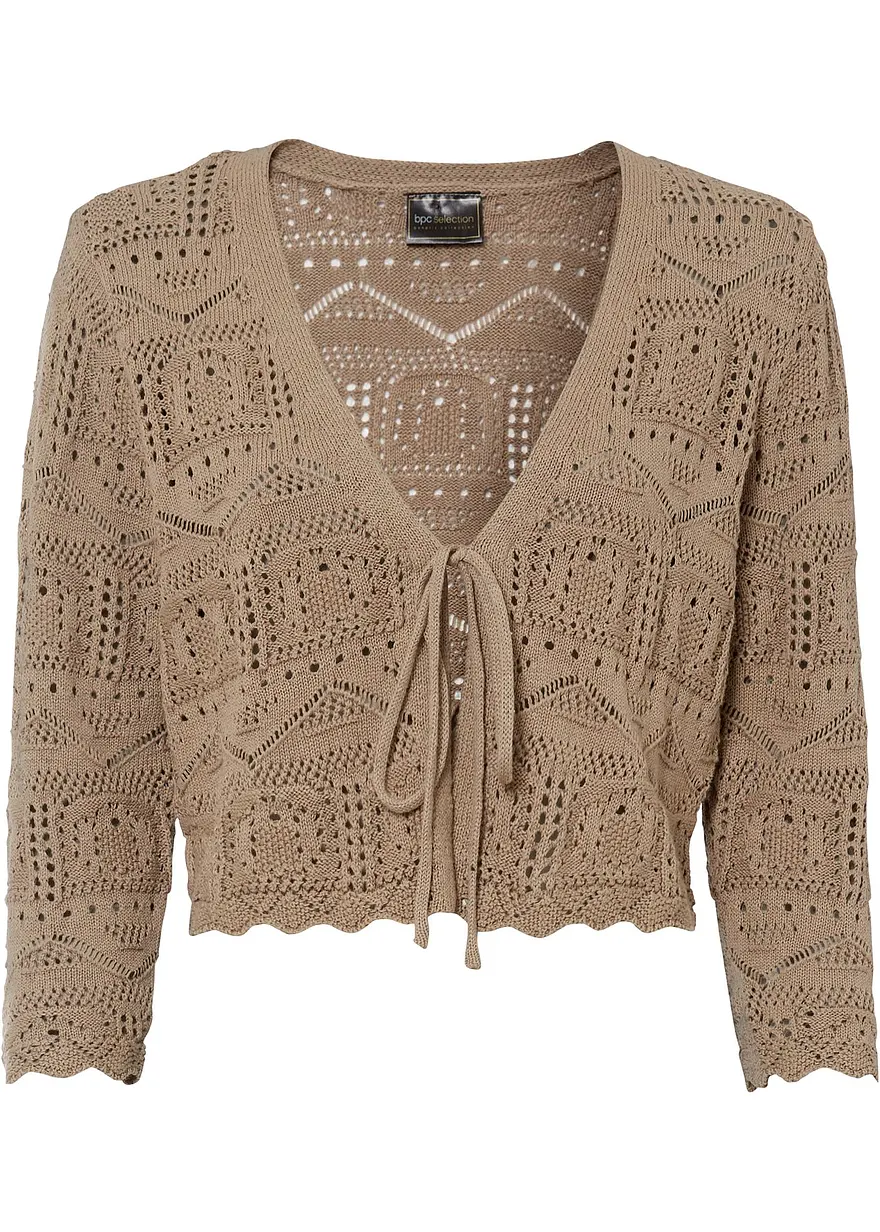 Ajour Bolero mit 3/4 Arm