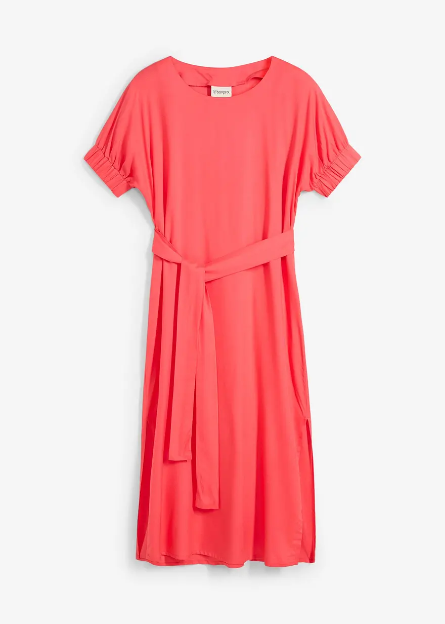 Midi-Kleid aus softer Viskose