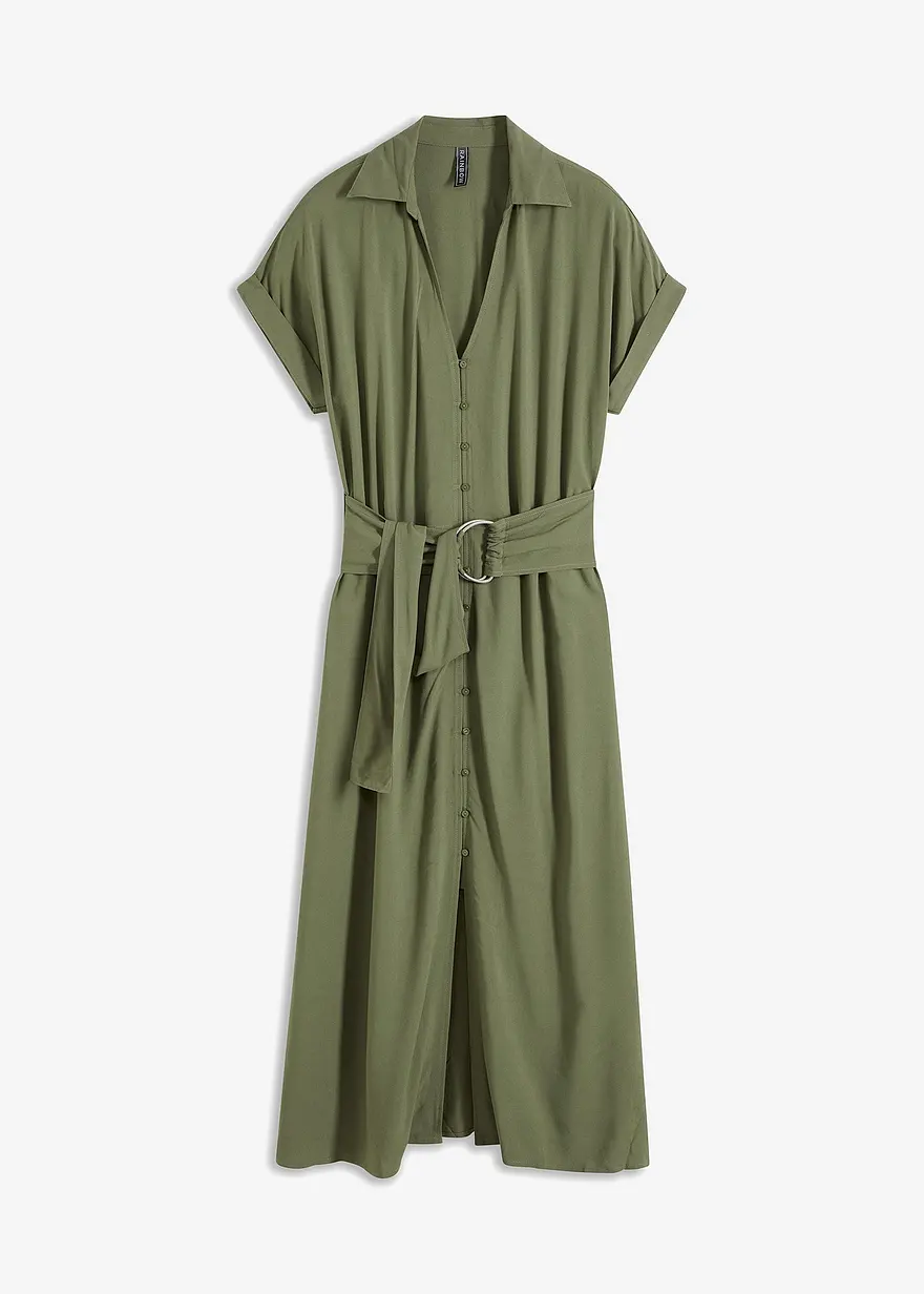 Hemdblusenkleid mit Gürtel