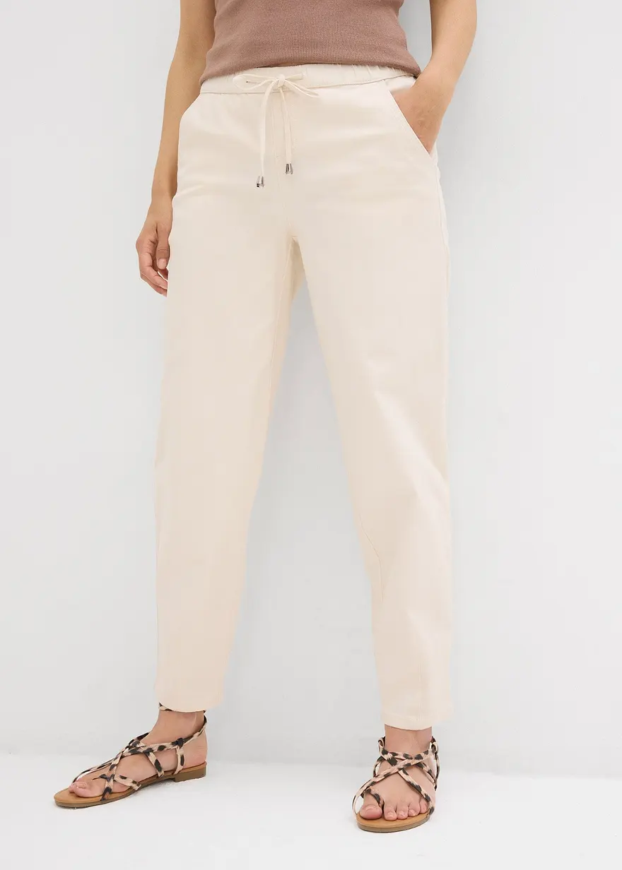 Barrel-Jeans, Mid Waist, Bequembund