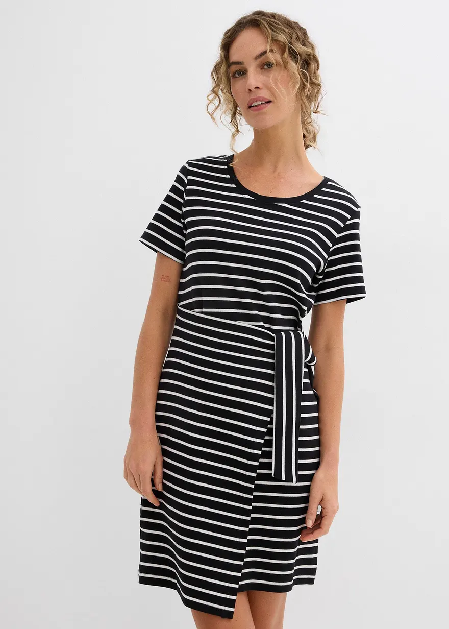 Jerseykleid aus reiner Baumwolle