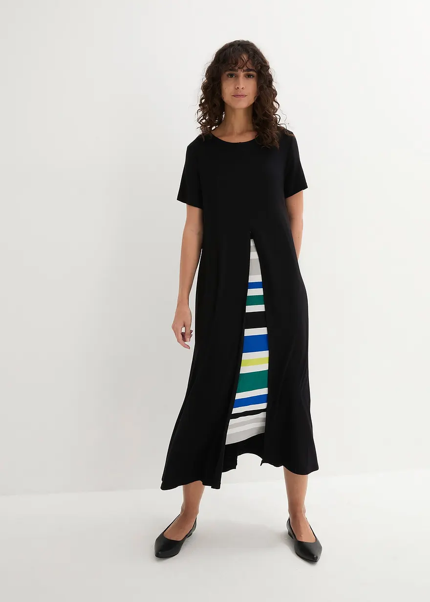 Jerseykleid aus softem Viskose-Mix