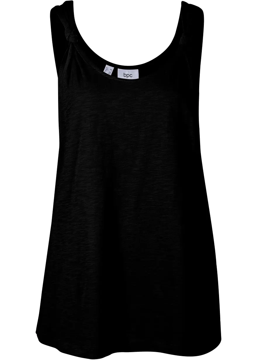 Baumwoll Top mit Knotendetails