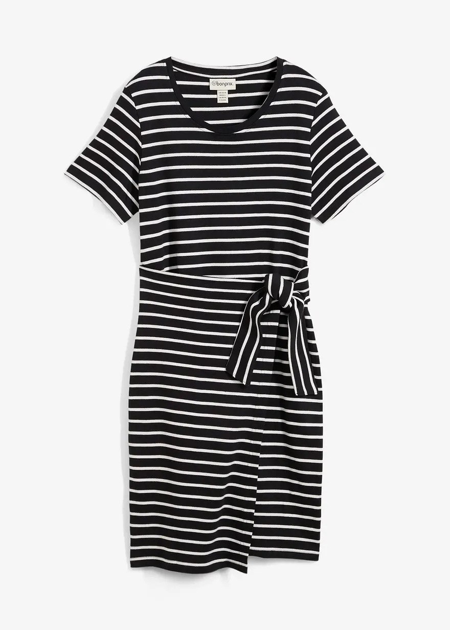 Jerseykleid aus reiner Baumwolle