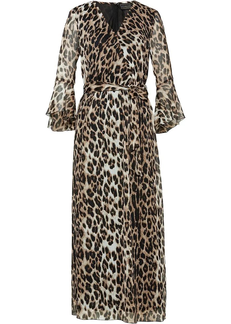 Maxikleid mit Leo-Druck