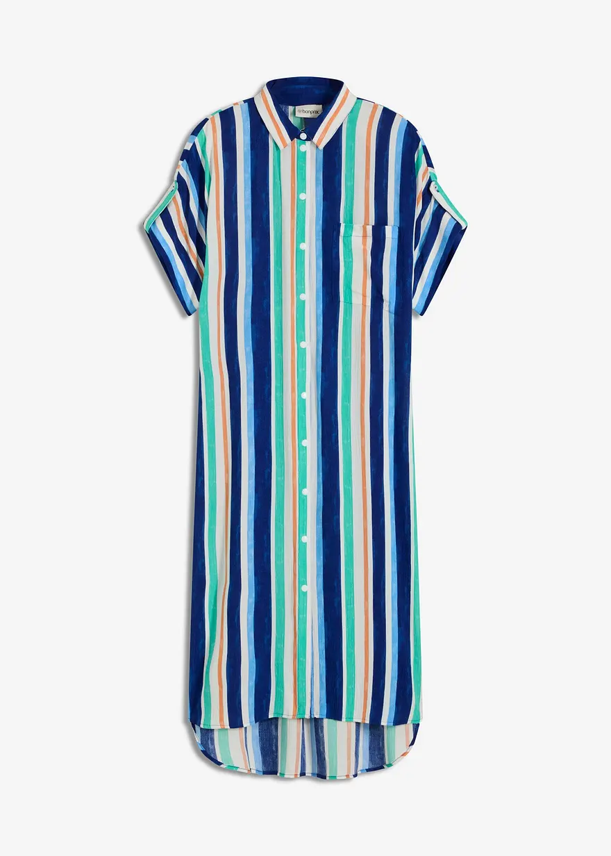 Blusenkleid aus fließender Viskose