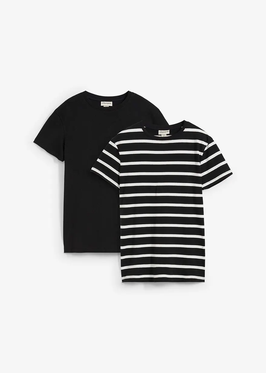 T-Shirt aus reiner Bio-Baumwolle (2er Pack)