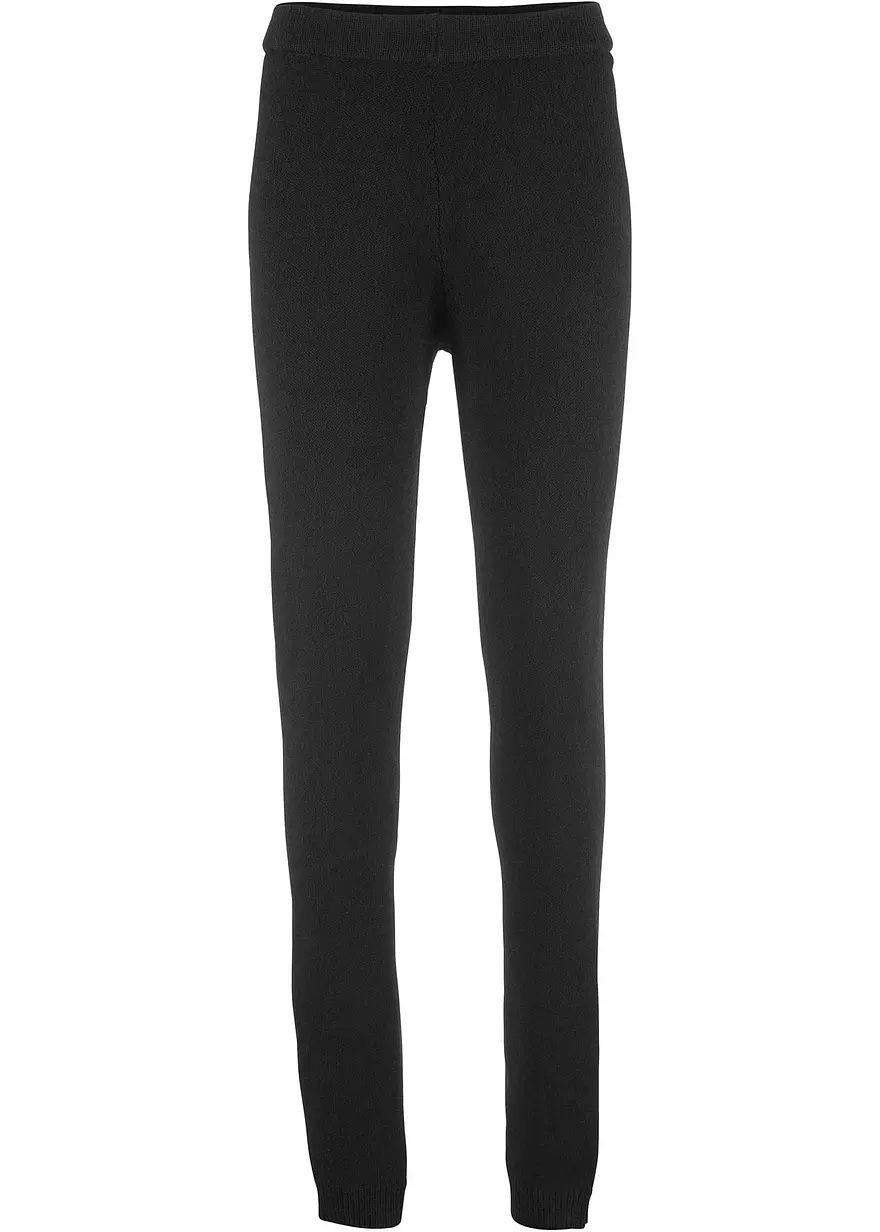 Thermo-Leggings mit Rippbund