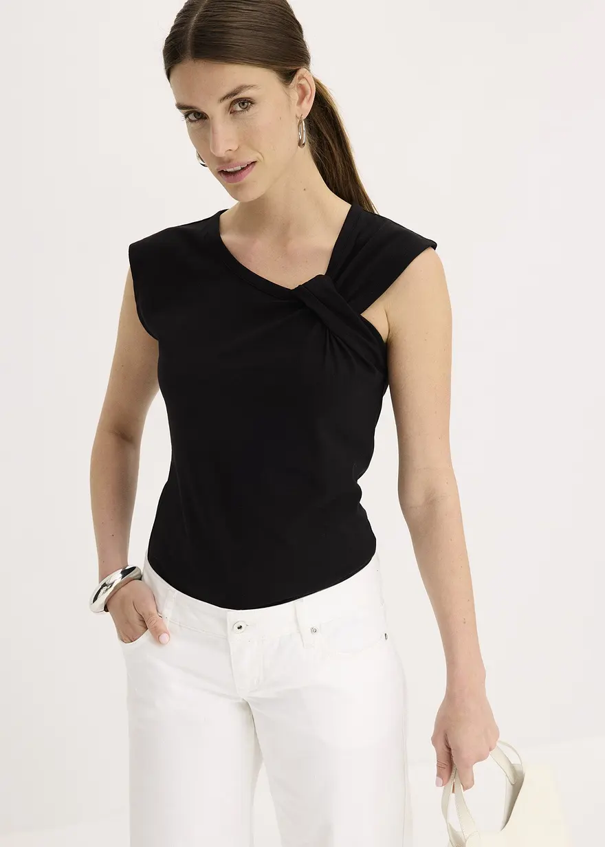 Shirt aus elastischem Baumwoll-Mix