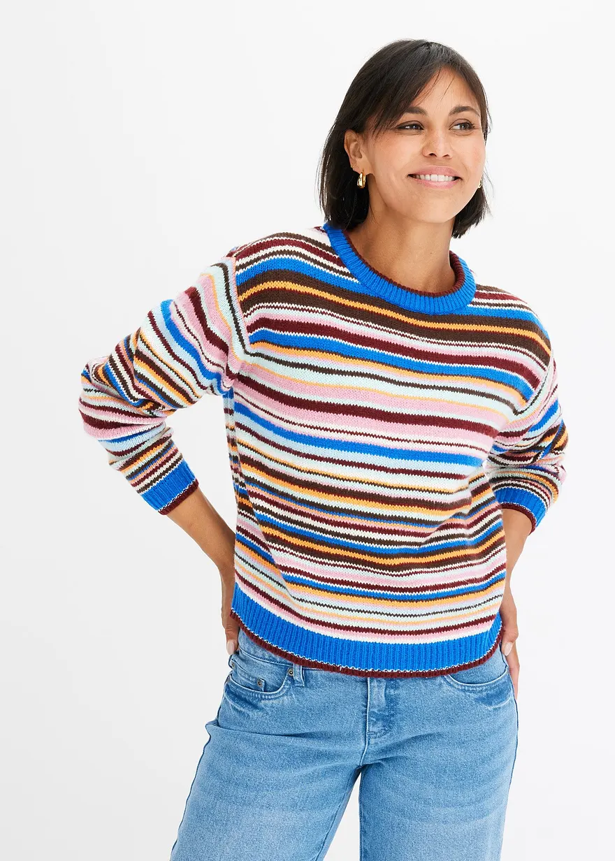 Pullover gestreift