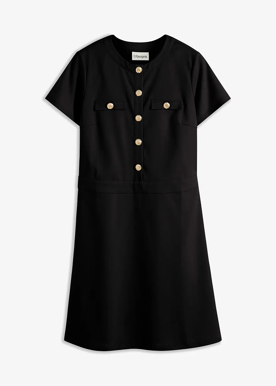 Kurzes Kleid mit leicht ausgestelltem Rockteil